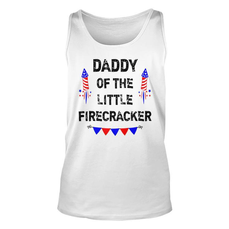 Mens Mens 4Th Of July Dad Daddy Of The Little Firecracker Gifts   Unisex Tank Top