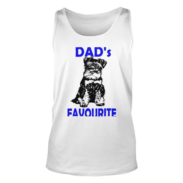 Miniature Schnauzer At Home Dads Favourite Multi Tasking Dog Unisex Tank Top