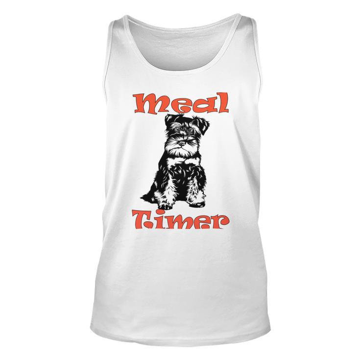 Miniature Schnauzer At Home Meal Timer Multi Tasking Dog Unisex Tank Top