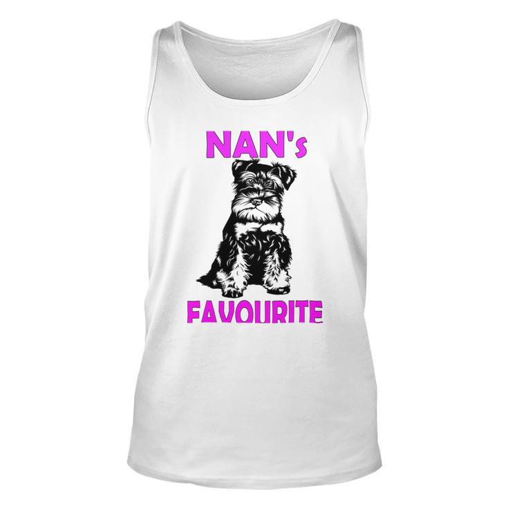 Miniature Schnauzer At Home Nans Favourite Multi Tasking Dog Unisex Tank Top