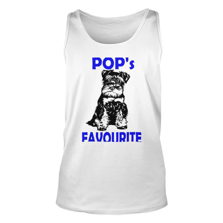 Miniature Schnauzer At Home Pops Favourite Multi Tasking Dog Unisex Tank Top