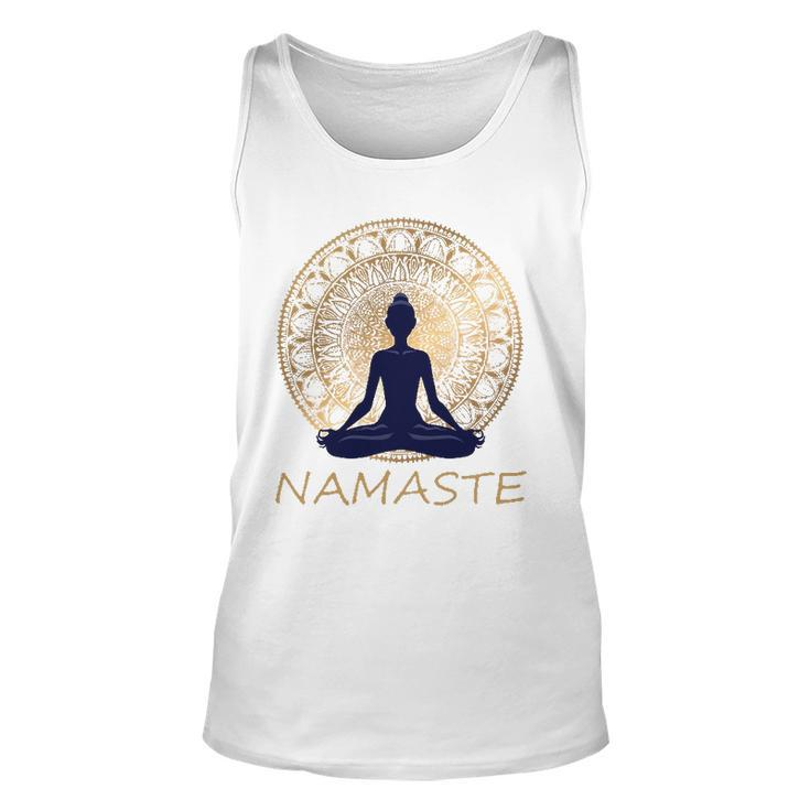 Namaste Yoga Dress Meditation Clothes Lotus Position Unisex Tank Top