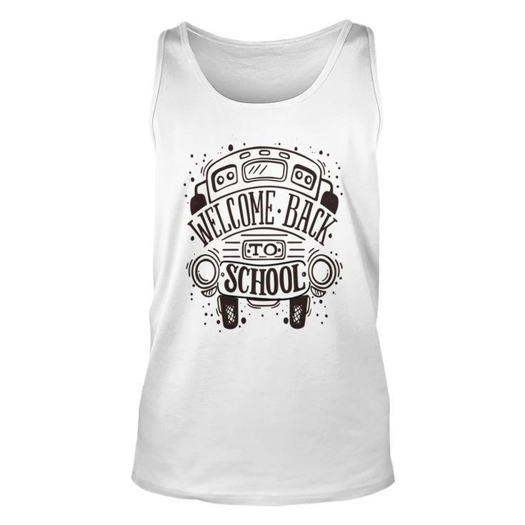 New Welcome Back To School Unisex Tank Top