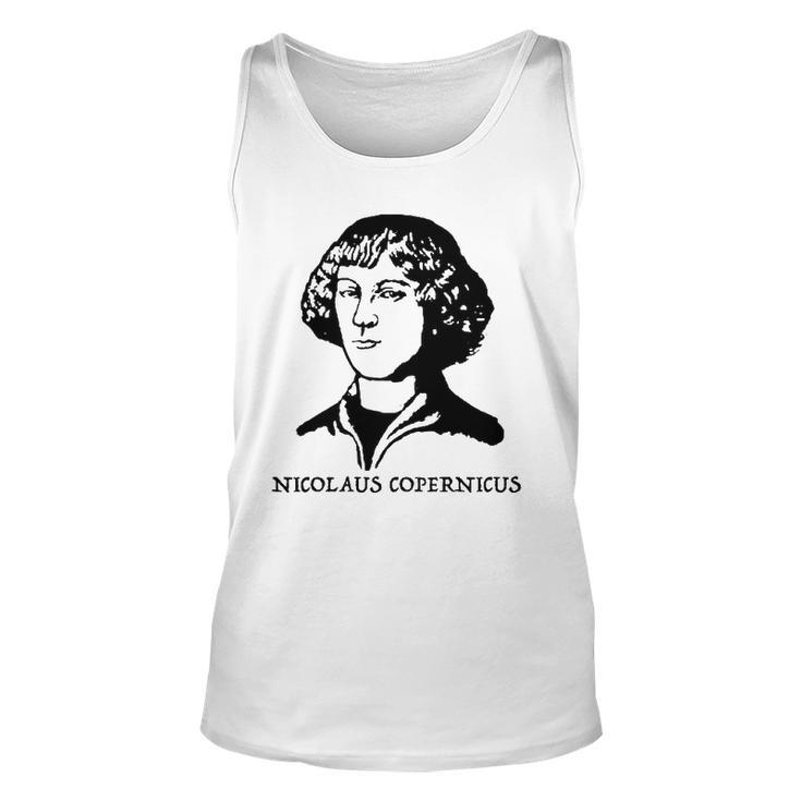Nicolaus Copernicus Portraittee Unisex Tank Top