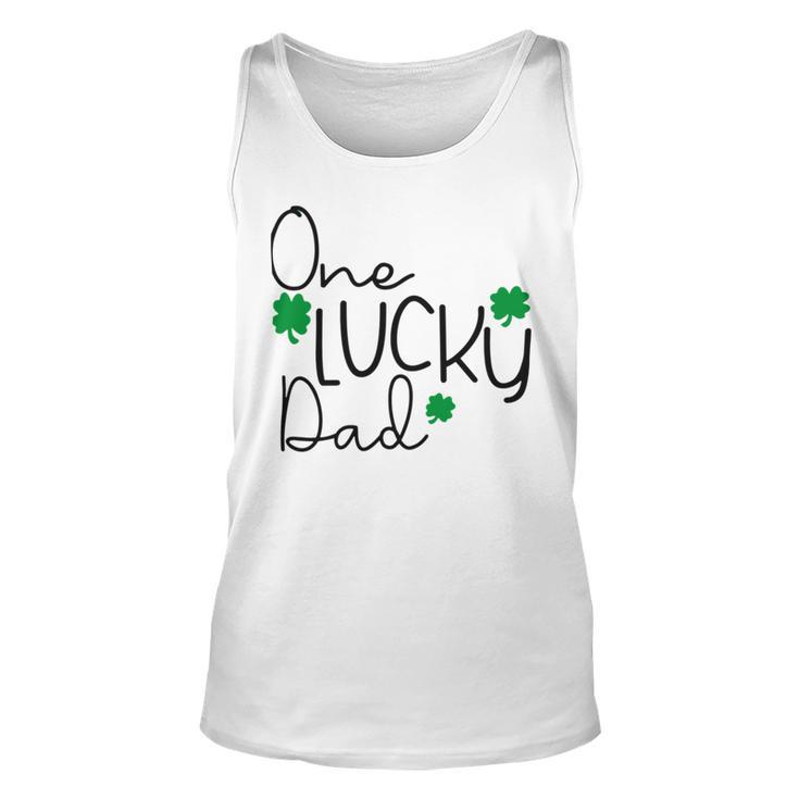 One Lucky Dad Funny St Patrick Day Unisex Tank Top