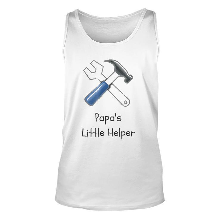 Papas Little Helper Handy Tools Kids Unisex Tank Top