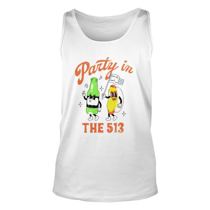 Party In The 513 Baseball Player Unisex Tank Top
