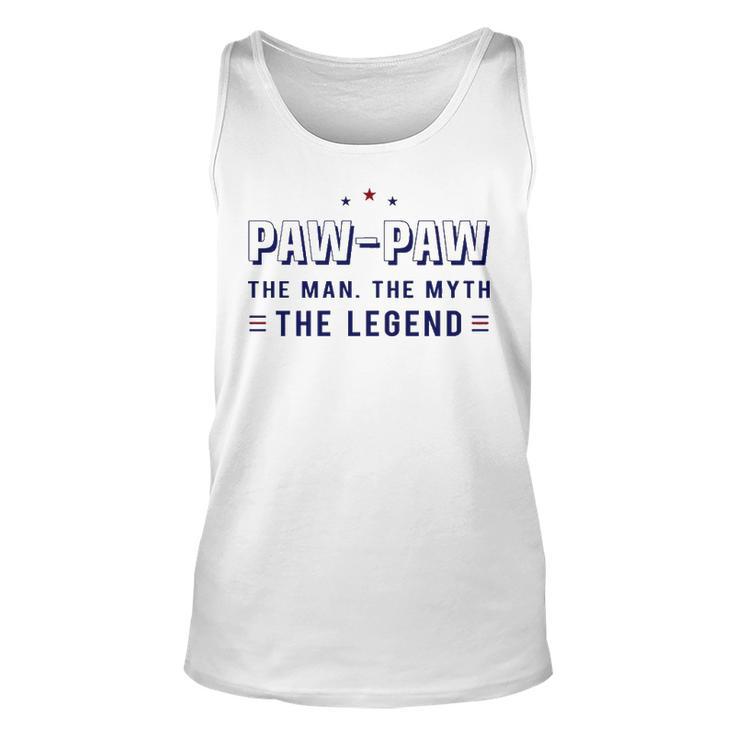 Paw Paw Grandpa Gift Paw Paw The Man The Myth The Legend V4 Unisex Tank Top