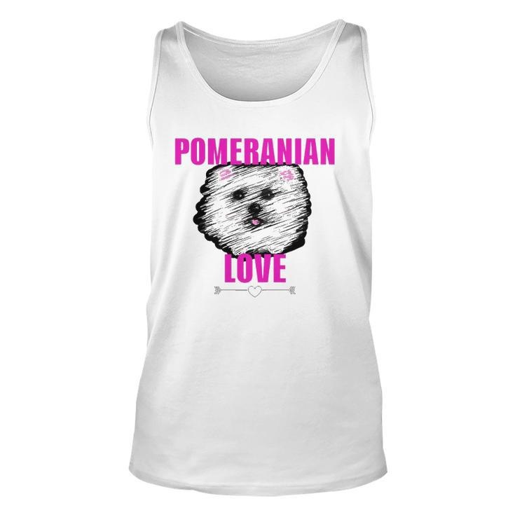 Pomeranian Dog Love Dog Owner Unisex Tank Top