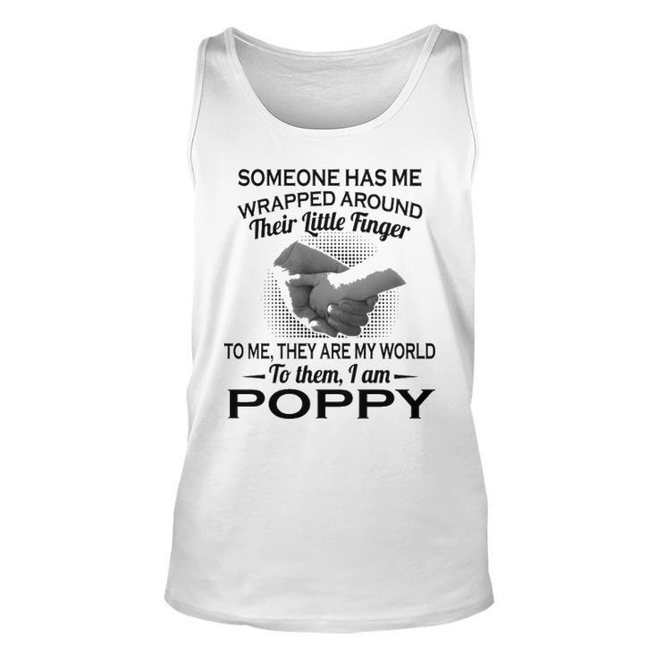 Poppy Grandpa Gift   To Them I Am Poppy Unisex Tank Top