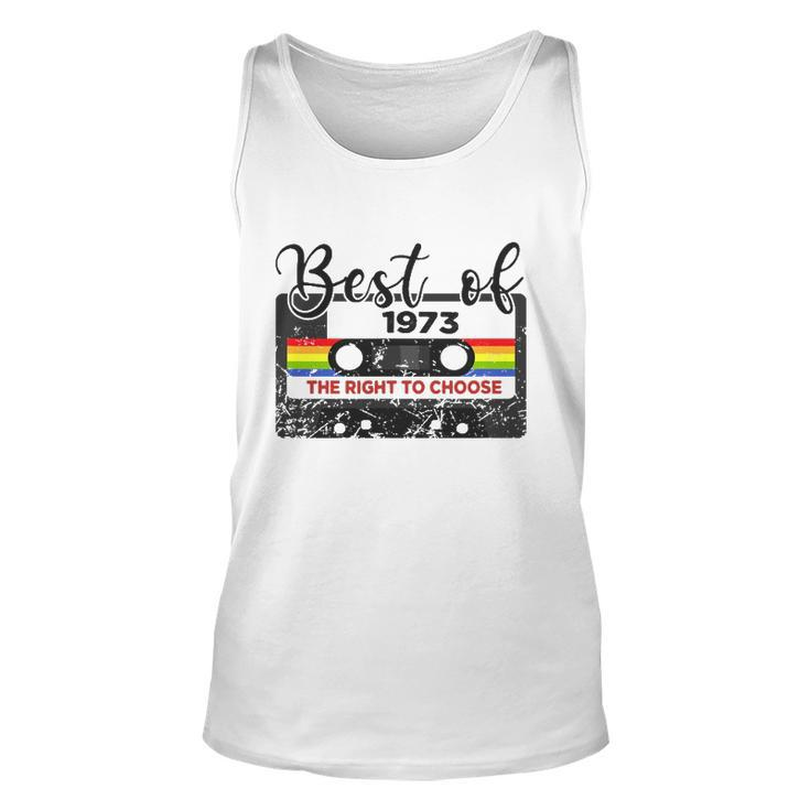 Pro Choice Womens Rights Feminism - 1973 Defend Roe V Wade Unisex Tank Top