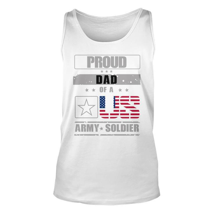 Proud Us Army Soldier Dad 4Th Of July   Unisex Tank Top