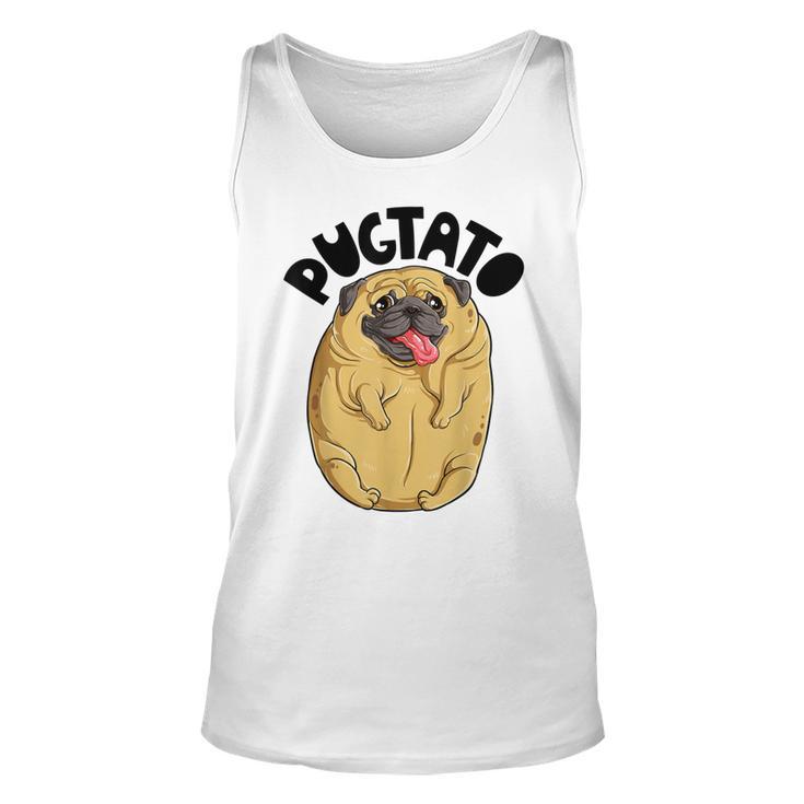 Pugtato Pug Potato Dog Lovers Costume Funny Meme Gifts  Unisex Tank Top