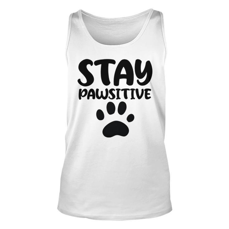 Stay Pawsitive 96 Trending Shirt Unisex Tank Top