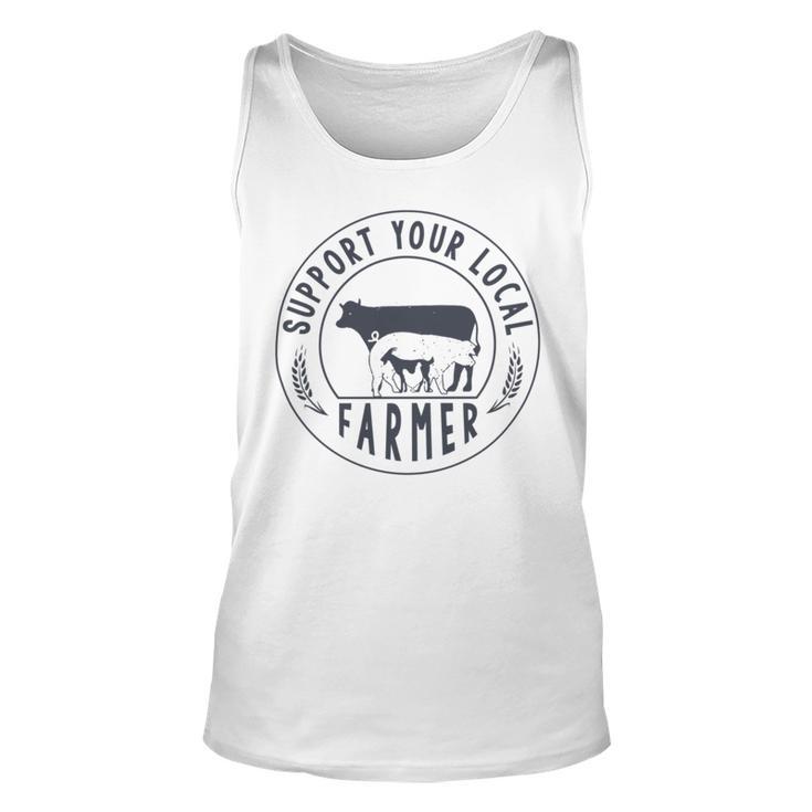 Support Your Local Farmer Unisex Tank Top