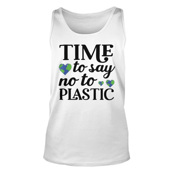 Time To Say No To Plastic Unisex Tank Top