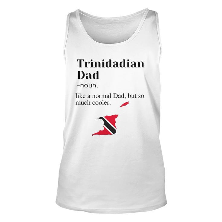 Trinidad And Tobago Pride Flag Dad Fathers Day Father Trini Unisex Tank Top