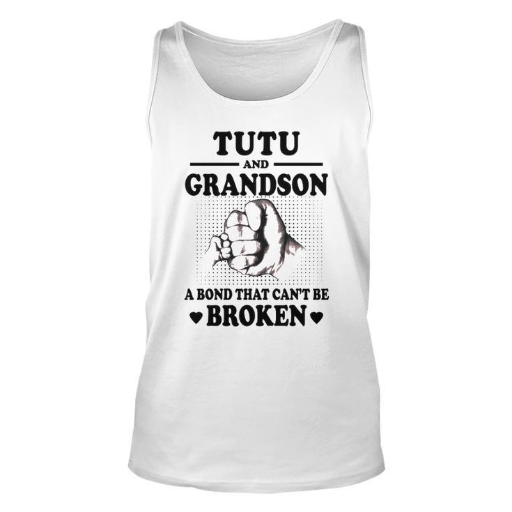 Tutu Grandpa Gift Tutu And Grandson A Bond That Cant Be Broken Unisex Tank Top