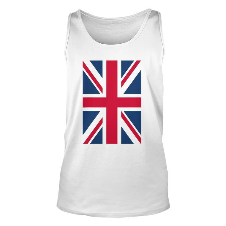 Uk Women Men Cool Vertical British Union Jack Flag Unisex Tank Top