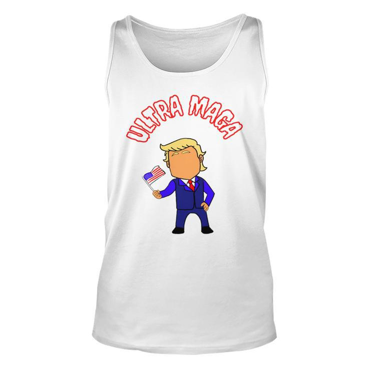 Ultra Maga And Proud Of It  Make America Great Again  Proud American  Unisex Tank Top
