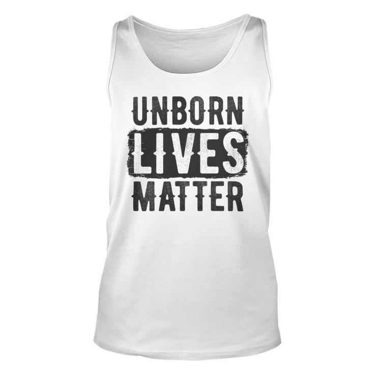 Unborn Lives Matter Unisex Tank Top