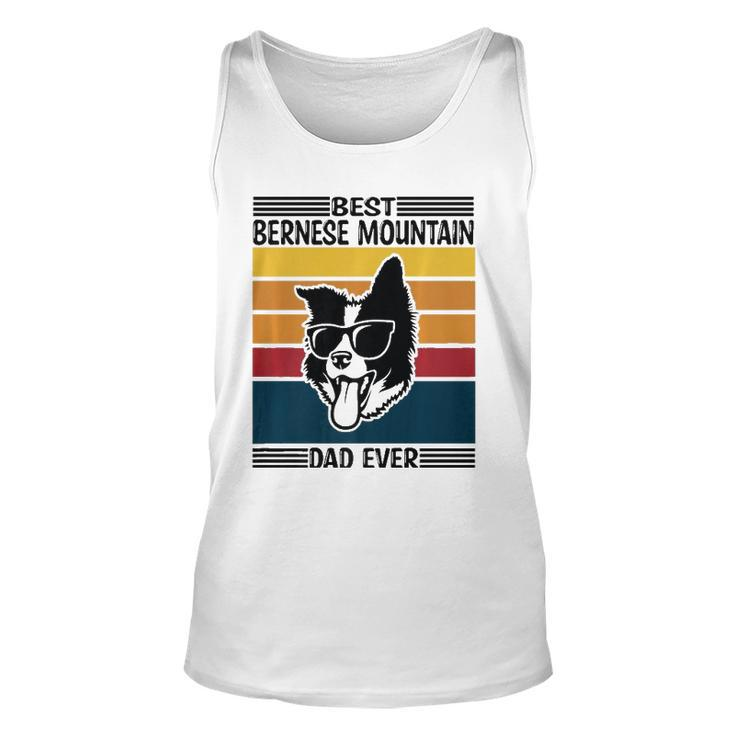 Vintage Fathers Day Apparel Best Bernese Mountain Dad Ever  Unisex Tank Top