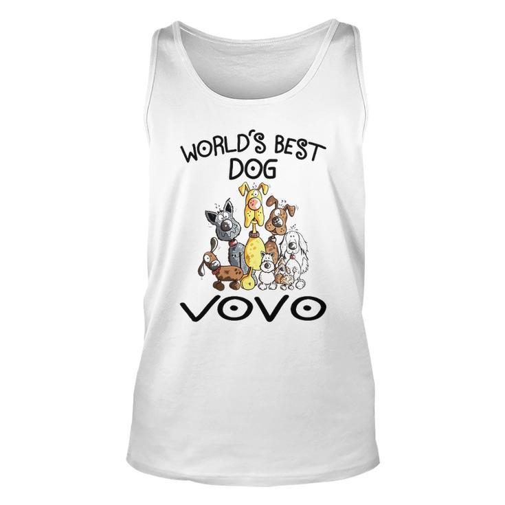 Vovo Grandpa Gift   Worlds Best Dog Vovo Unisex Tank Top