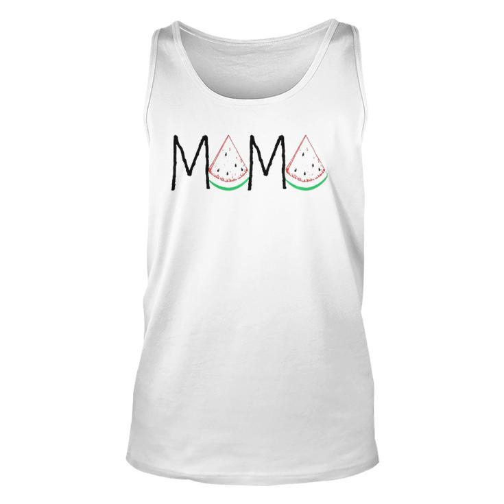 Watermelon Mama - Mothers Day Gift - Funny Melon Fruit  Unisex Tank Top