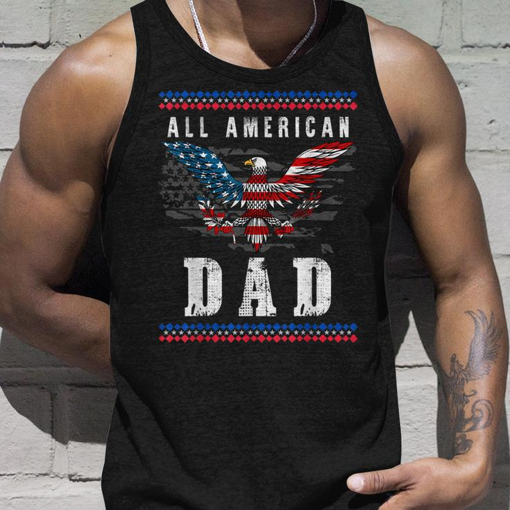 4Th Of July American Flag Dad Unisex Tank Top Gifts for Him