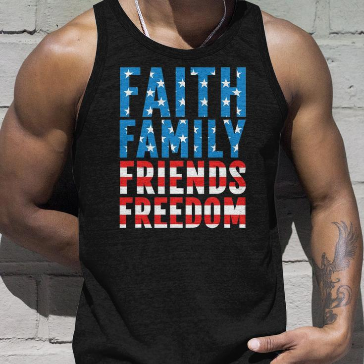 4Th Of July S For Men Faith Family Friends Freedom Unisex Tank Top Gifts for Him