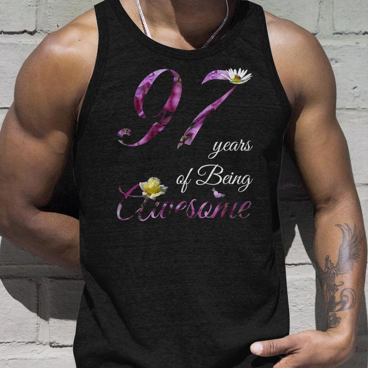 97 Years Old Awesome Floral 1925 97Th Birthday Gift Unisex Tank Top Gifts for Him