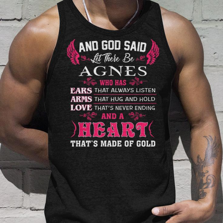 Agnes Name Gift And God Said Let There Be Agnes Unisex Tank Top Gifts for Him