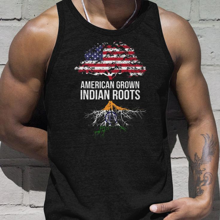 American Grown With Indian Roots - India Tee Unisex Tank Top Gifts for Him