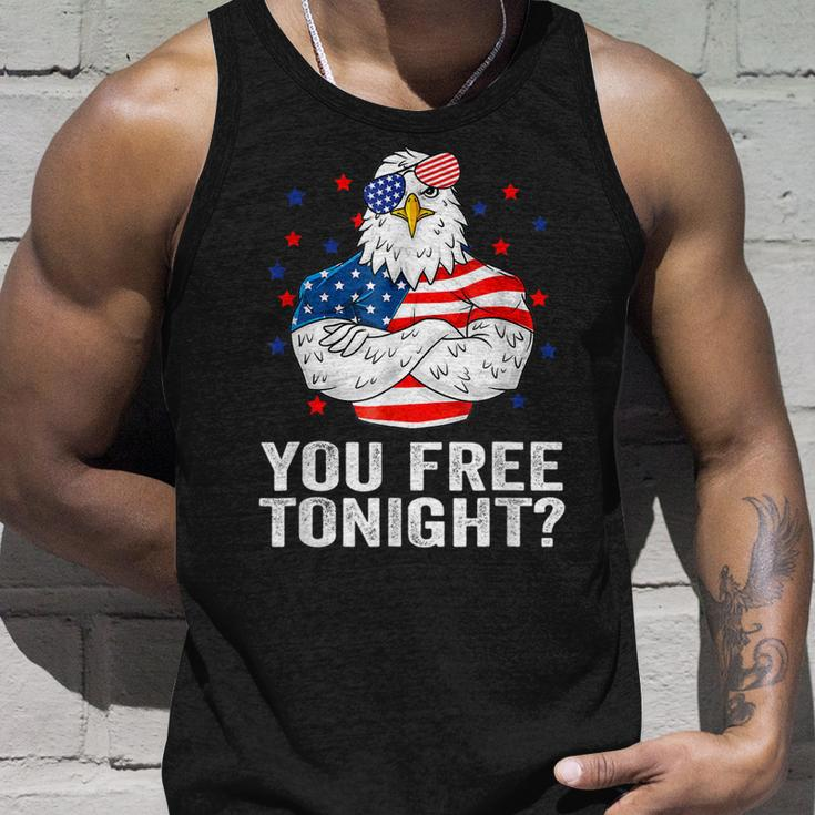 Are You Free Tonight 4Th Of July Independence Day Bald Eagle Unisex Tank Top Gifts for Him