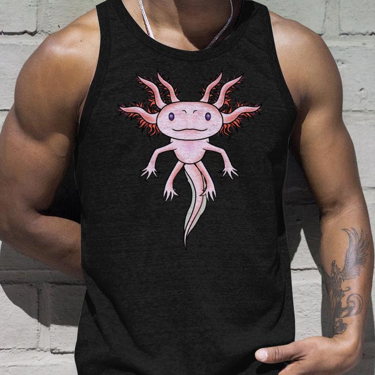 Axolotl Cute Unisex Tank Top Gifts for Him