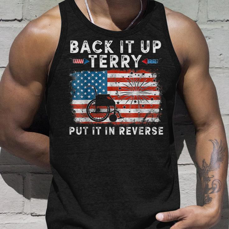 Back Up Terry Put It In Reverse Firework Funny 4Th Of July V8 Unisex Tank Top Gifts for Him