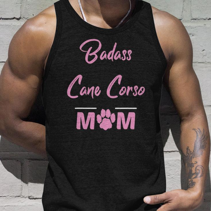 Badass Cane Corso Mom Funny Dog Lover Unisex Tank Top Gifts for Him