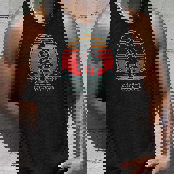 Barbados Retro Vintage 80S Style Unisex Tank Top Gifts for Him