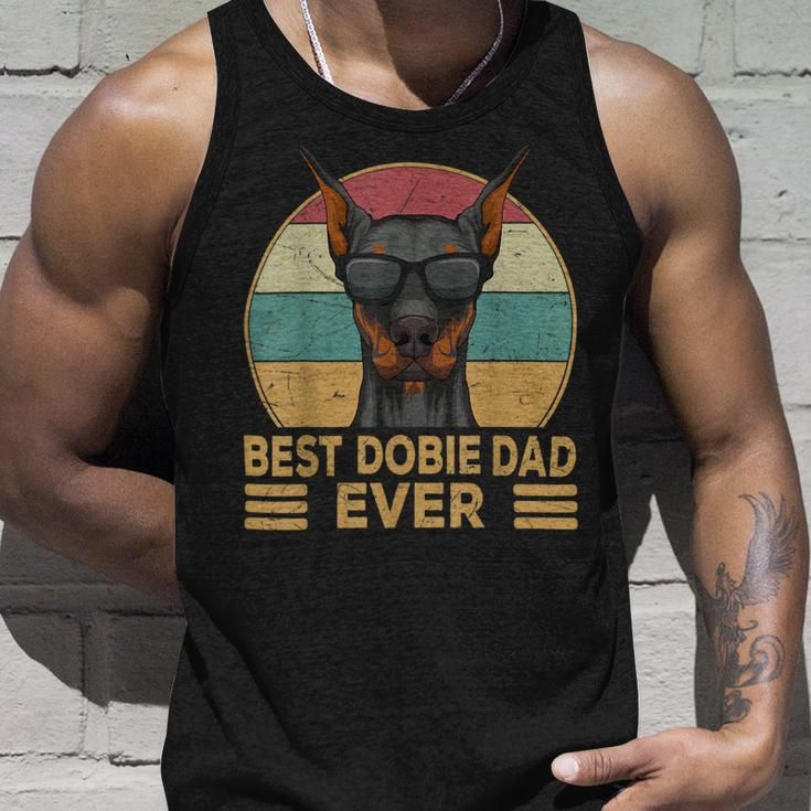 Best Dobie Dad Ever Doberman Dog Owner Unisex Tank Top Gifts for Him