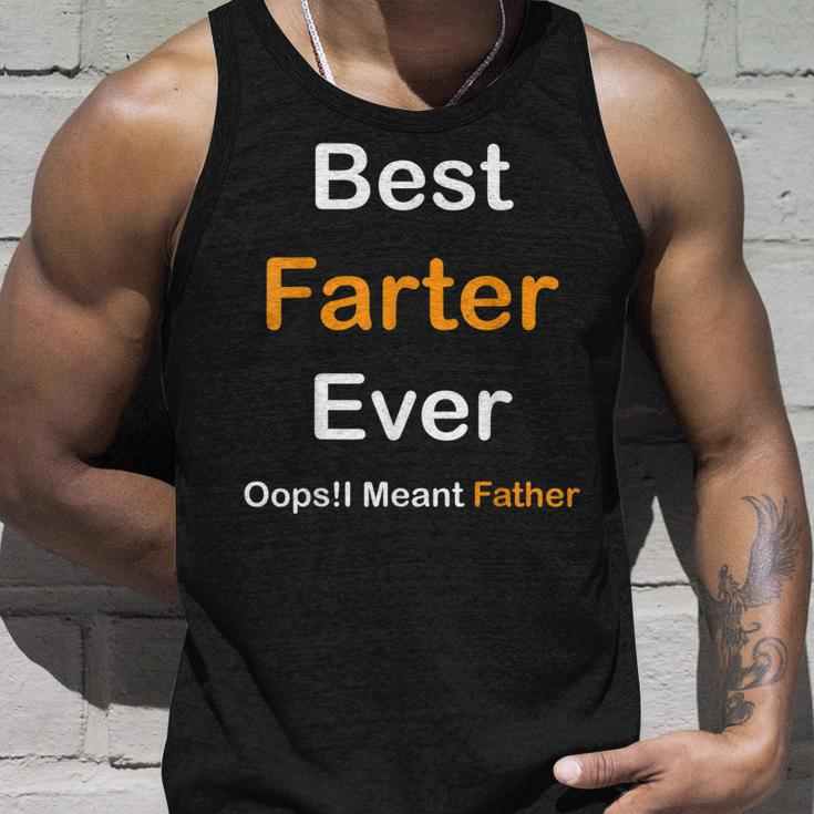 Best Farter Ever Oops I Meant Father Fathers Day Unisex Tank Top Gifts for Him