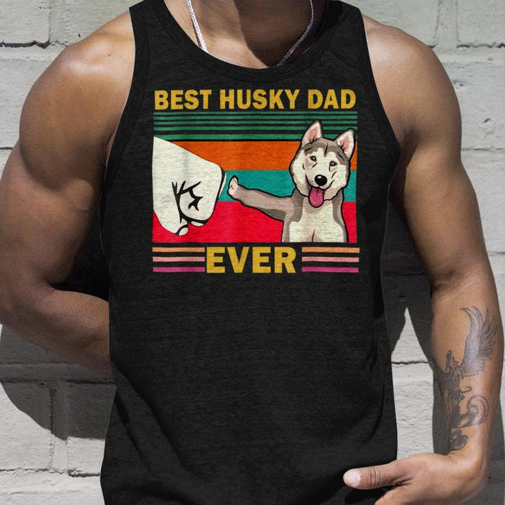 Best Husky Dad Ever I Love My Husky Unisex Tank Top Gifts for Him