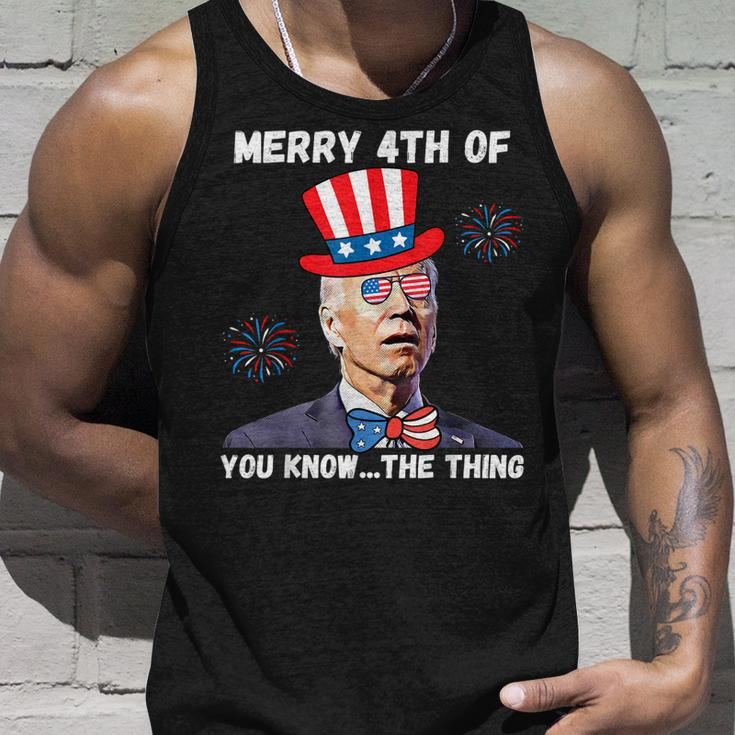 Biden Dazed Merry 4Th Of You Know The Thing 4Th Of July Unisex Tank Top Gifts for Him