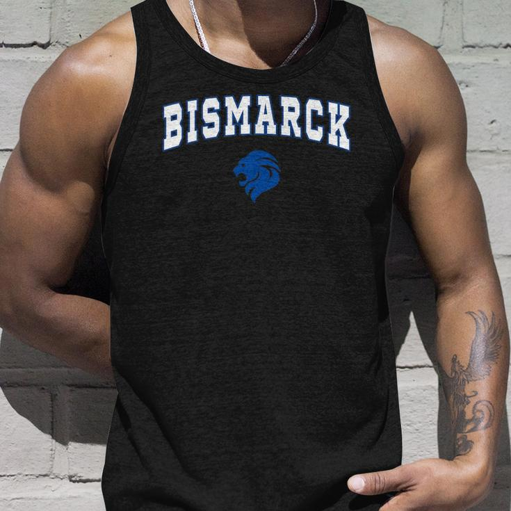Bismarck High School Lions C2 College Sports Unisex Tank Top Gifts for Him