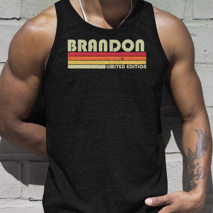 Brandon Gift Name Personalized Funny Retro Vintage Birthday Unisex Tank Top Gifts for Him