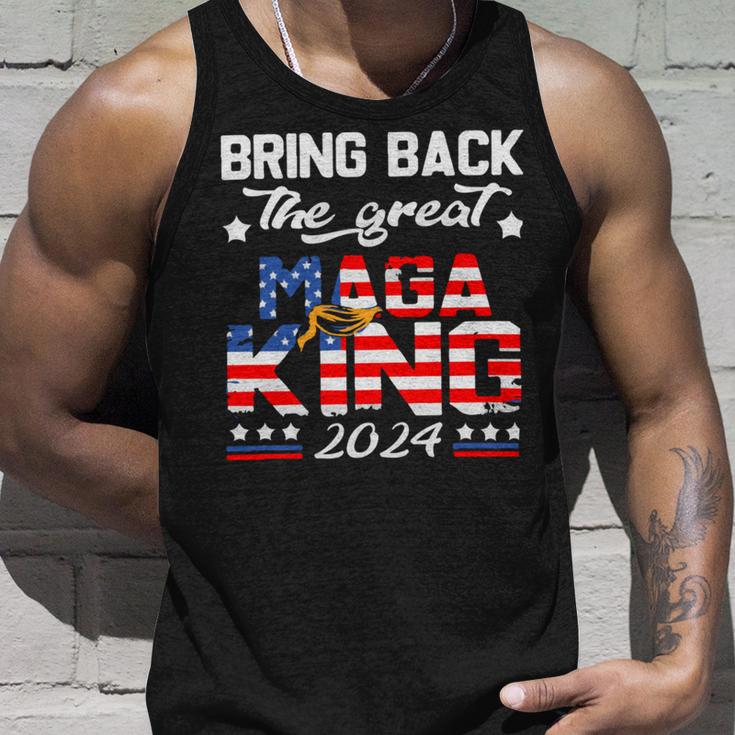 Bring Back The Great Maga King 2024 4Th Of July Trump 2024T President Trump Tee Republican Anti Biden Unisex Tank Top Gifts for Him