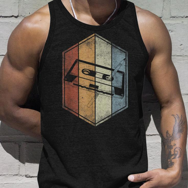 Cassette Tape Retro Vintage Style 80S Music Lover Band Unisex Tank Top Gifts for Him