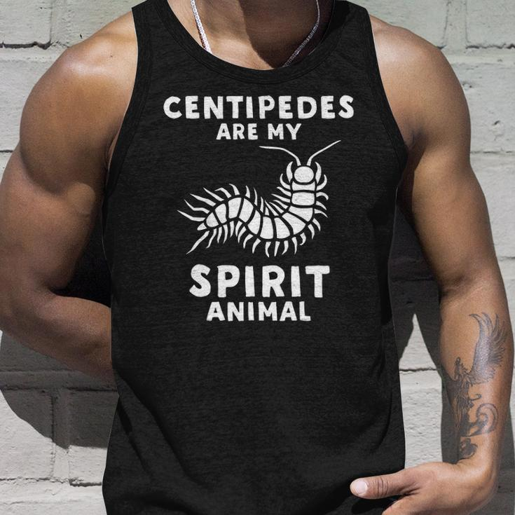 Centipedes Are My Spirit Animal - Funny Centipede Unisex Tank Top Gifts for Him
