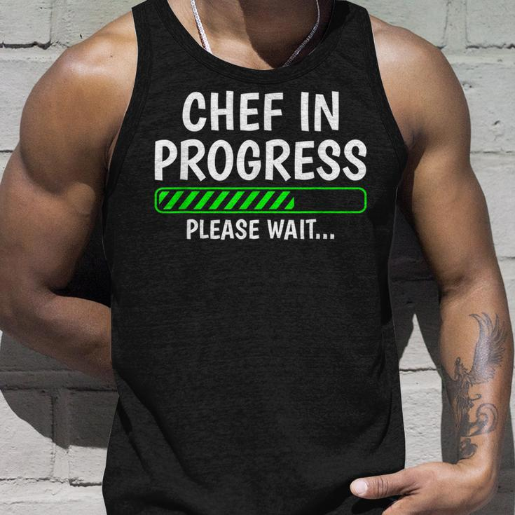 Chef In Progress Cook Sous Chef Culinary Cuisine Student Unisex Tank Top Gifts for Him
