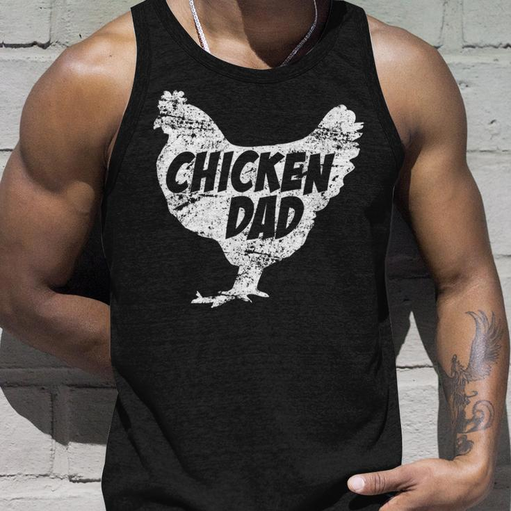 Chicken Chicken Chicken Dad - Funny Farm Farmer Father Gift Unisex Tank Top Gifts for Him