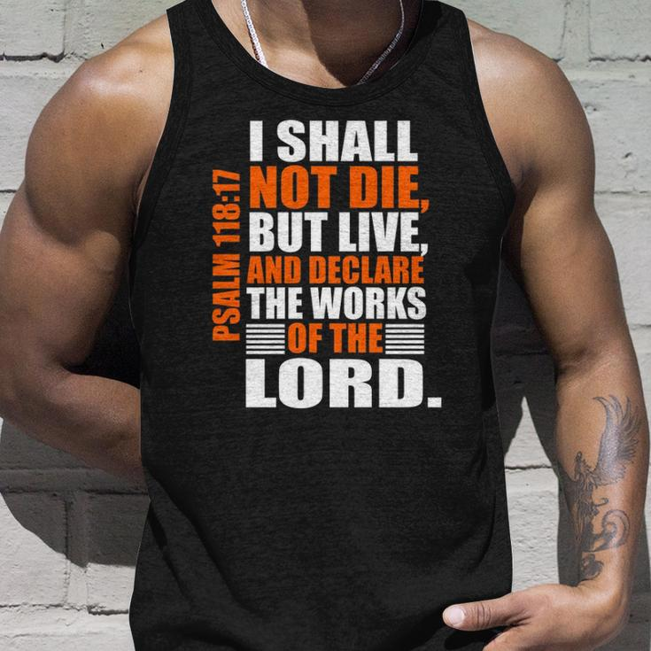 Christerest Psalm 11817 Christian Bible Verse Affirmation Unisex Tank Top Gifts for Him
